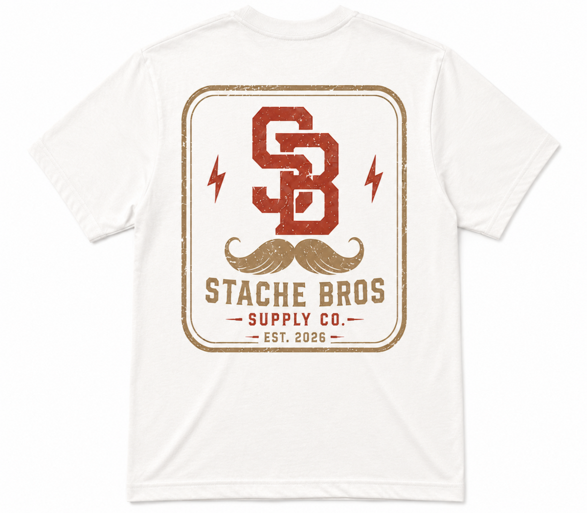 Patch Tee White