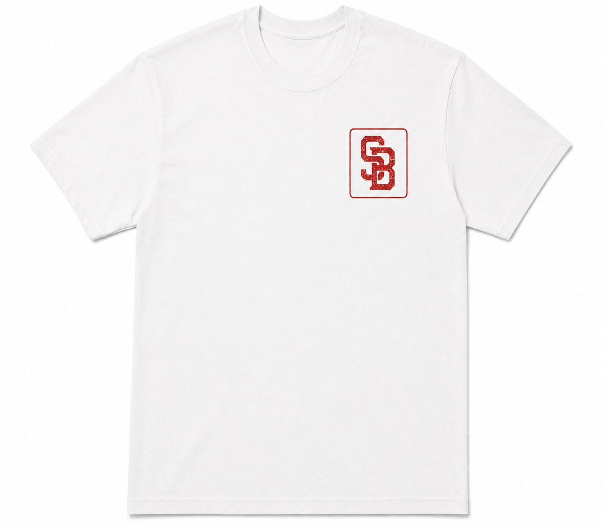 Patch Tee White
